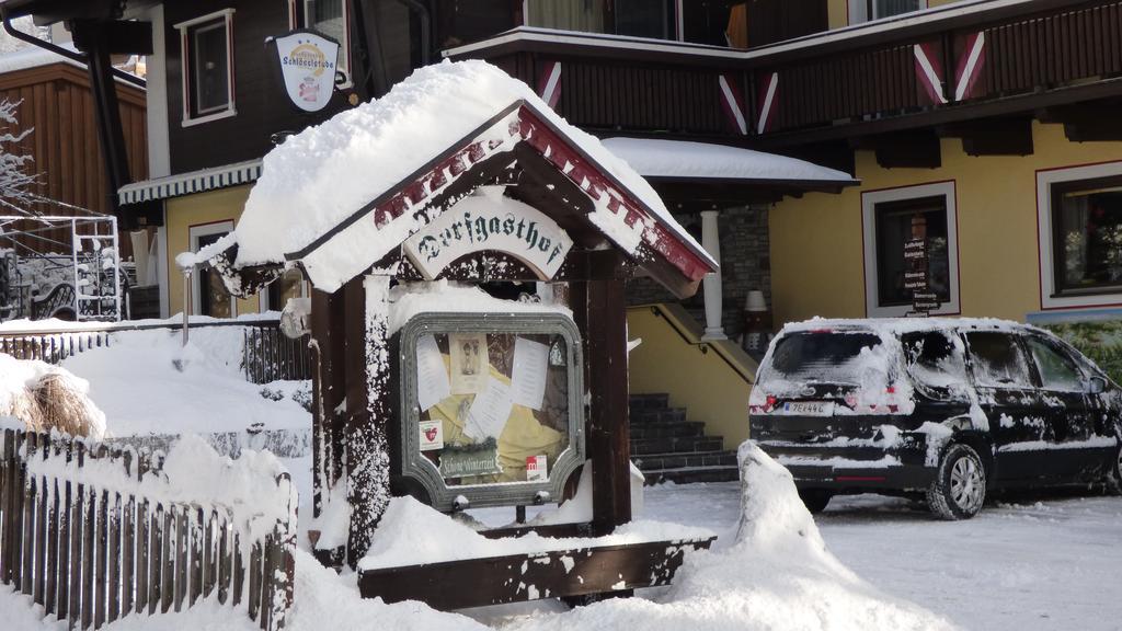 Hotel Dorfgasthof Schloesslstube Stuhlfelden ภายนอก รูปภาพ